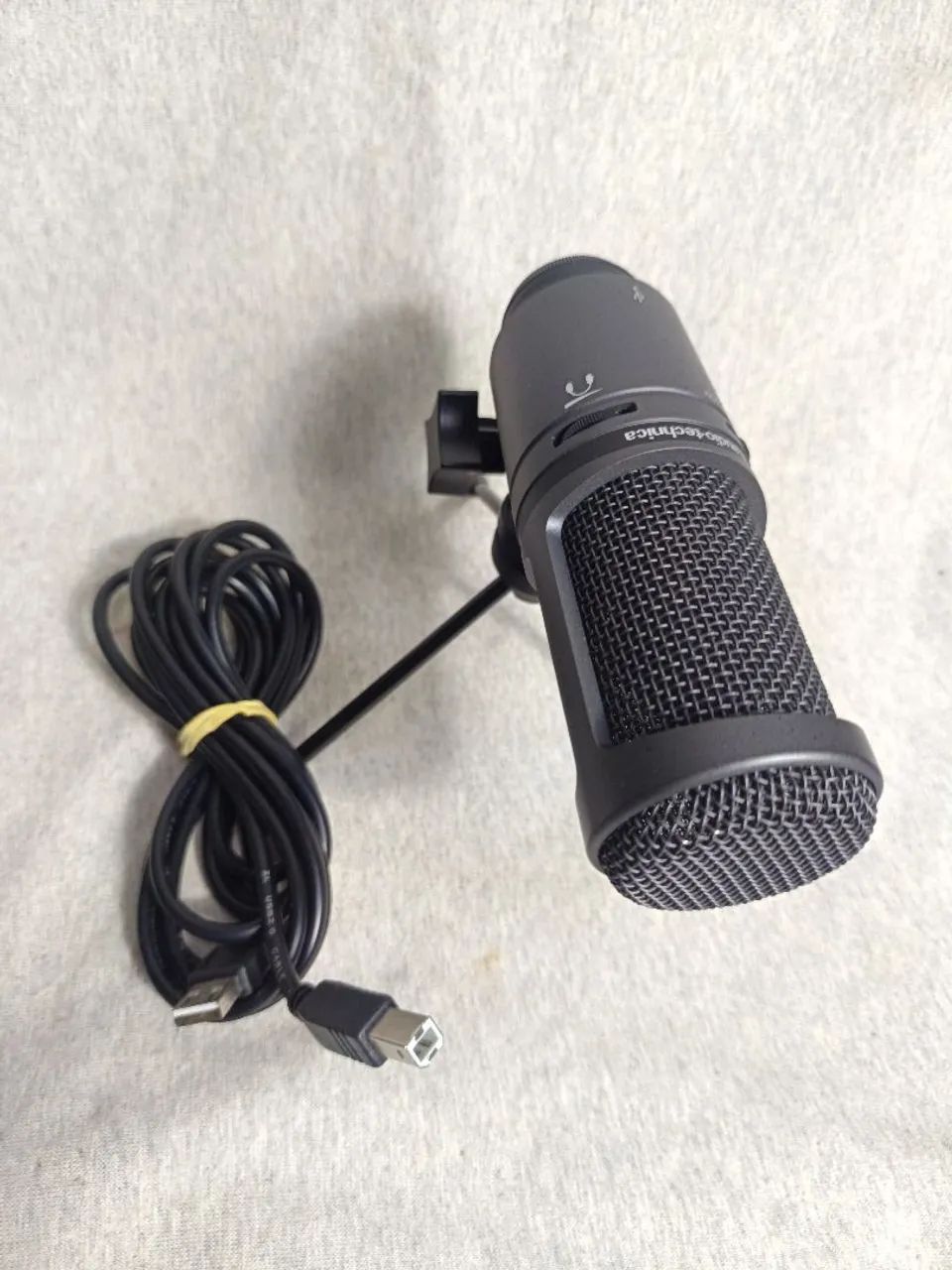 microfone Audio-Technica AT2020 usb - Microfones e Gravadores