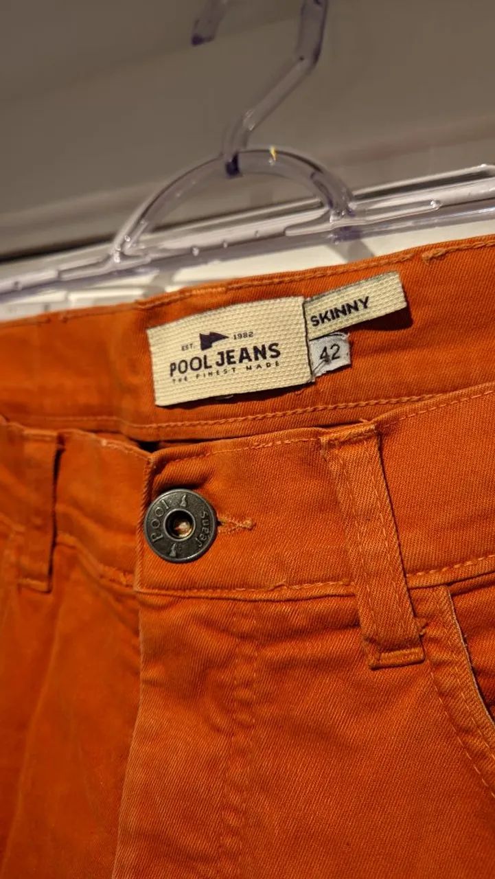 Bermuda Jean Laranja n42 (Pool Jeans) - Foto 2