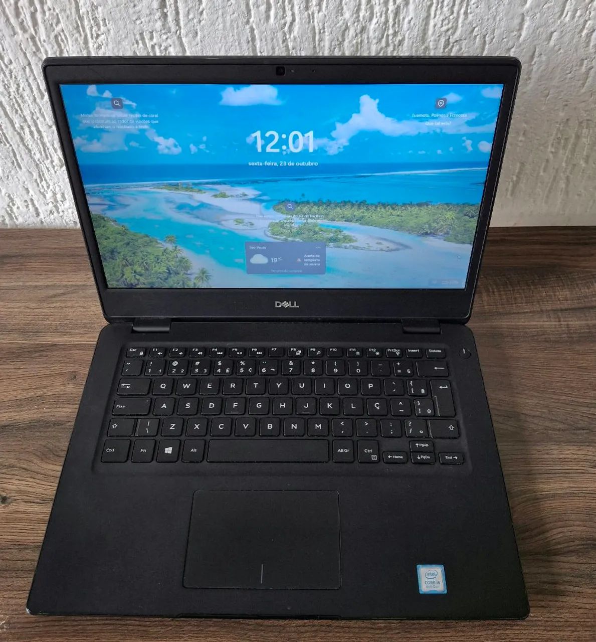 Notebook Dell Latitude 3400, core i5, 16gb de memória, SSD 256GB, tela de 14 polegadas 
