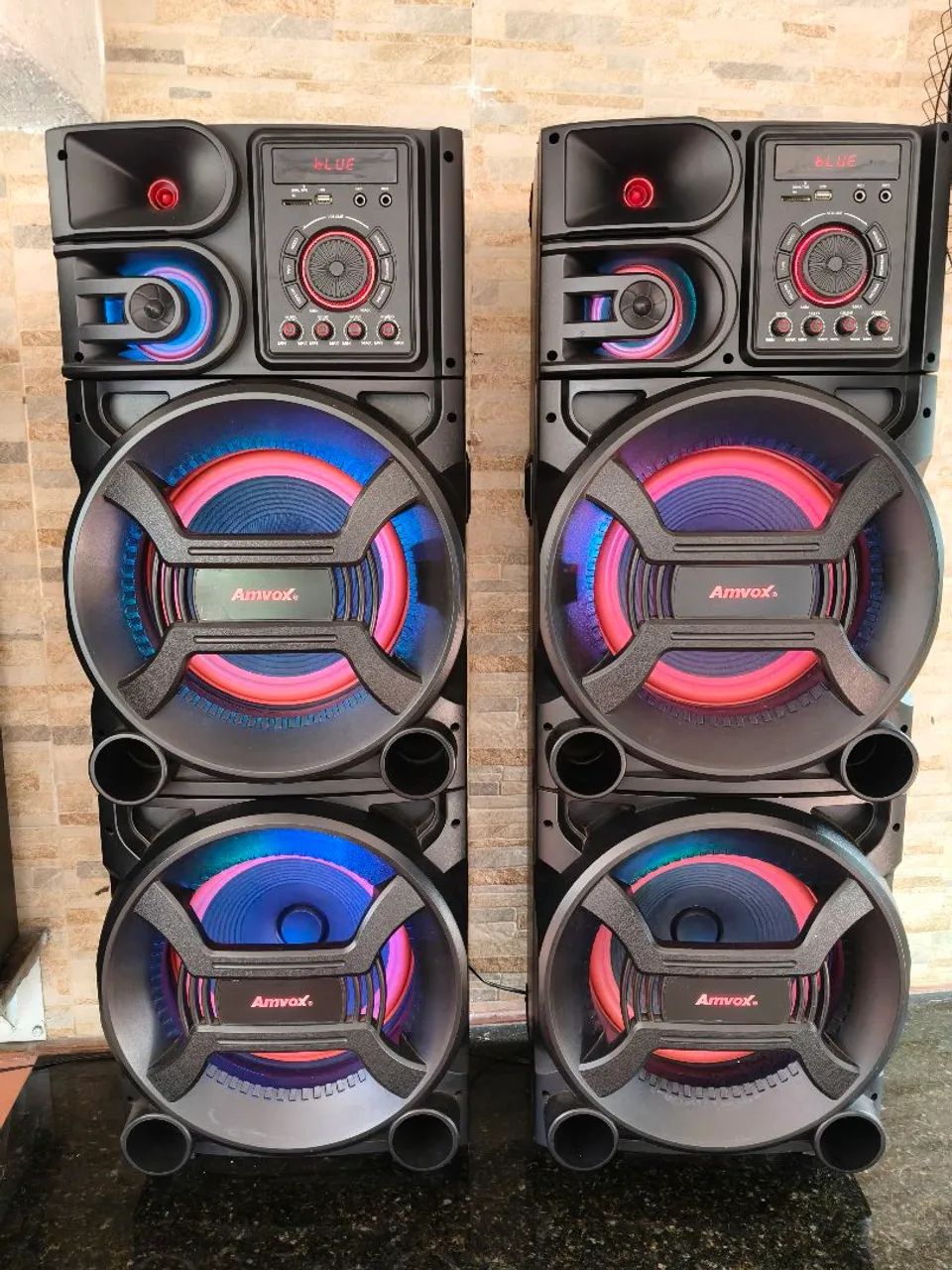 Caixa de Som AMVOX 1500 watts  - Foto 2