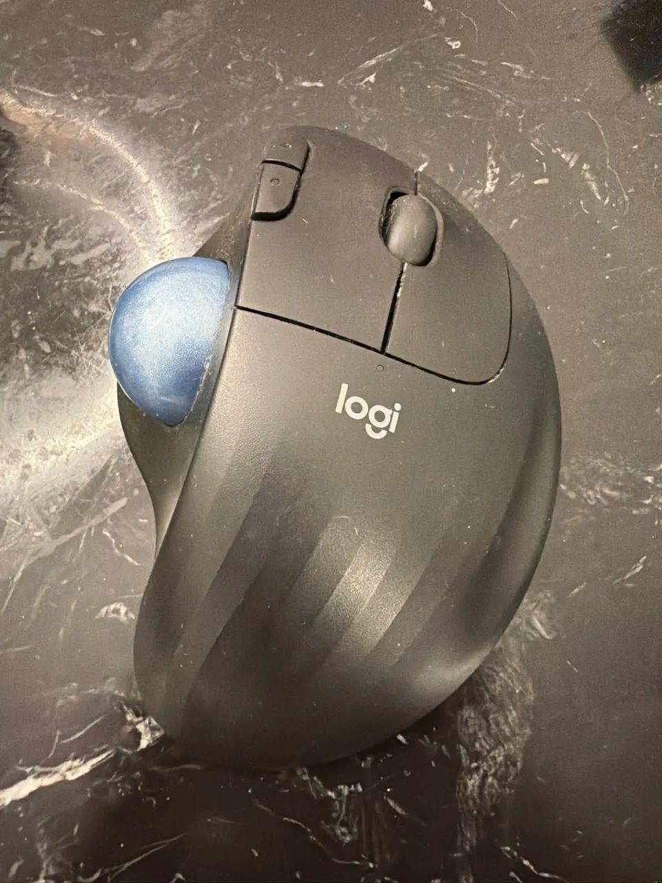 Mouse Logitech Ergo M575 Trackball Sem Fio Ergonômico