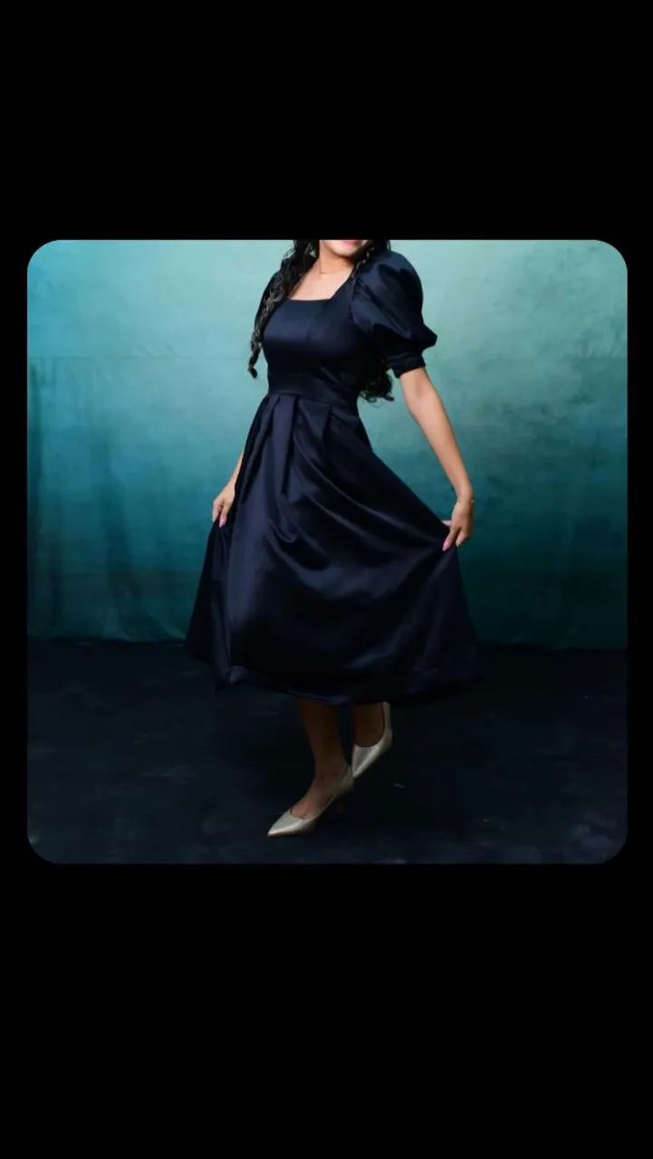 Vestido preto social 