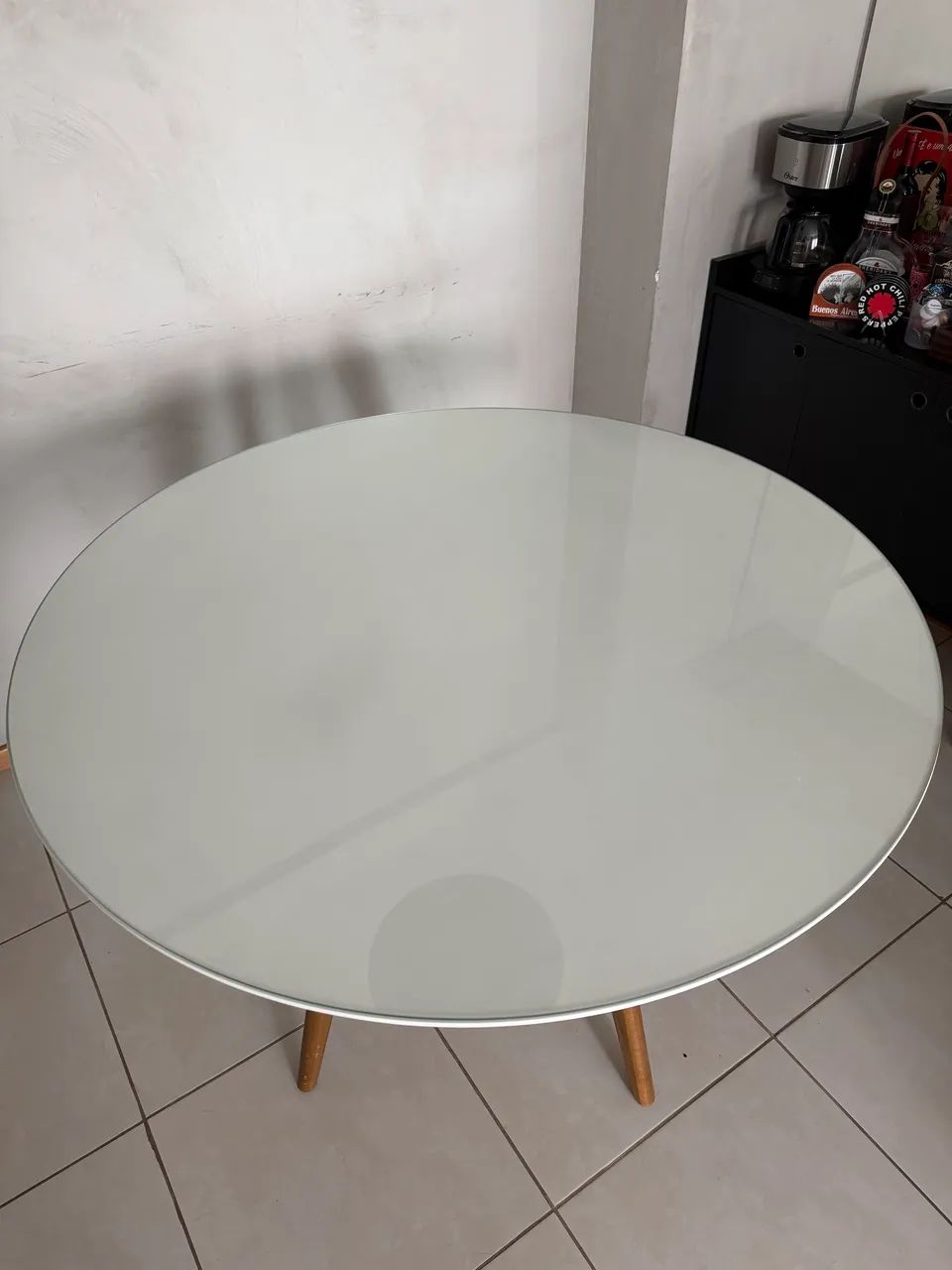 Mesa de Jantar com Tampo de vidro - Foto 4
