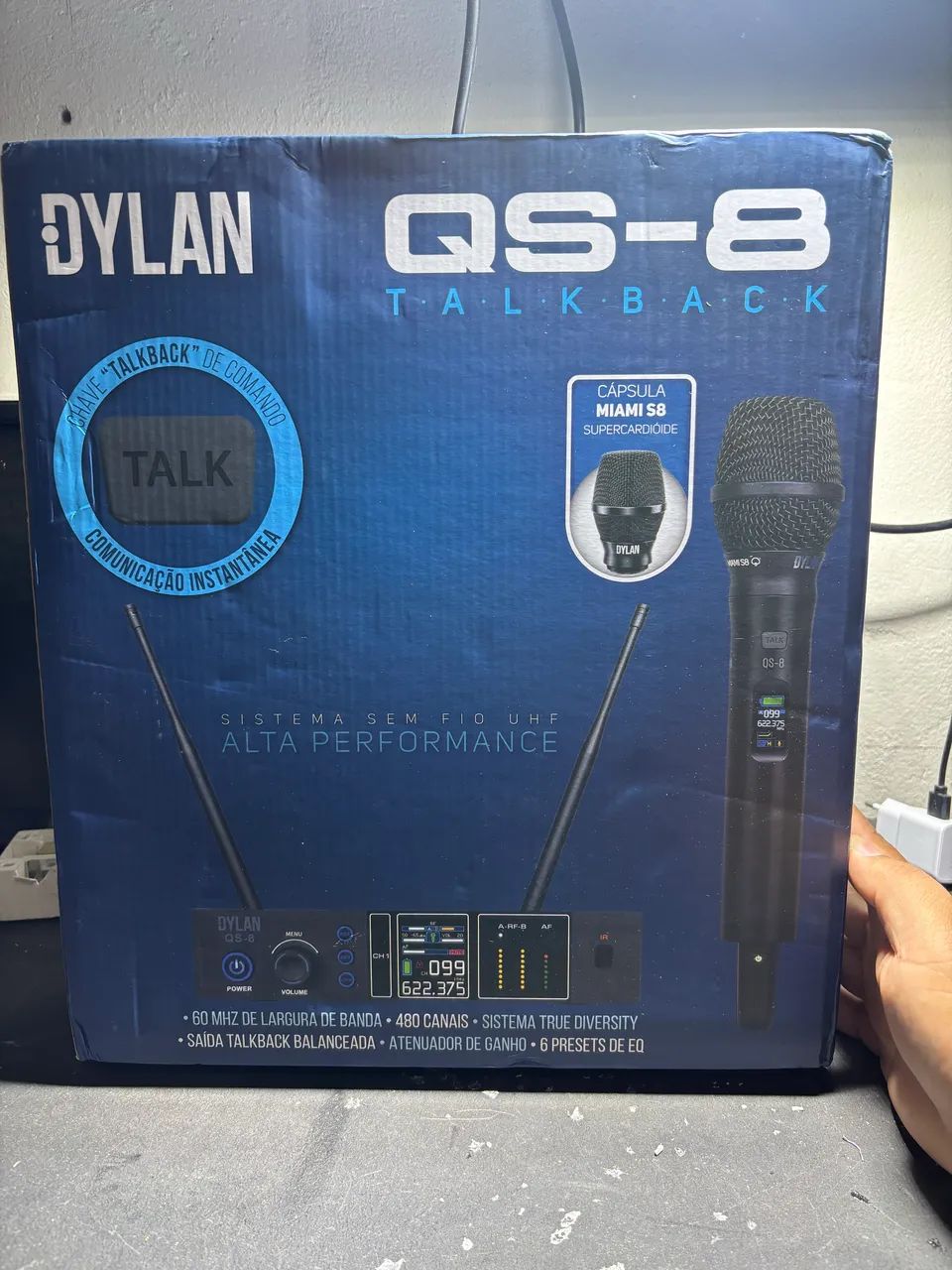 Microfone sem fio Dylan QS-8 Talk zero - Foto 2