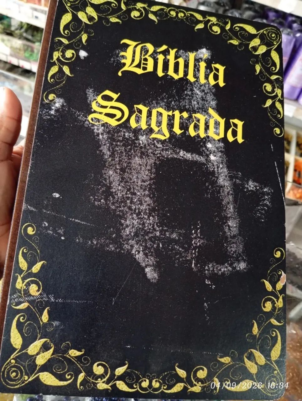 Capa em madeira para bilblia - Foto 3
