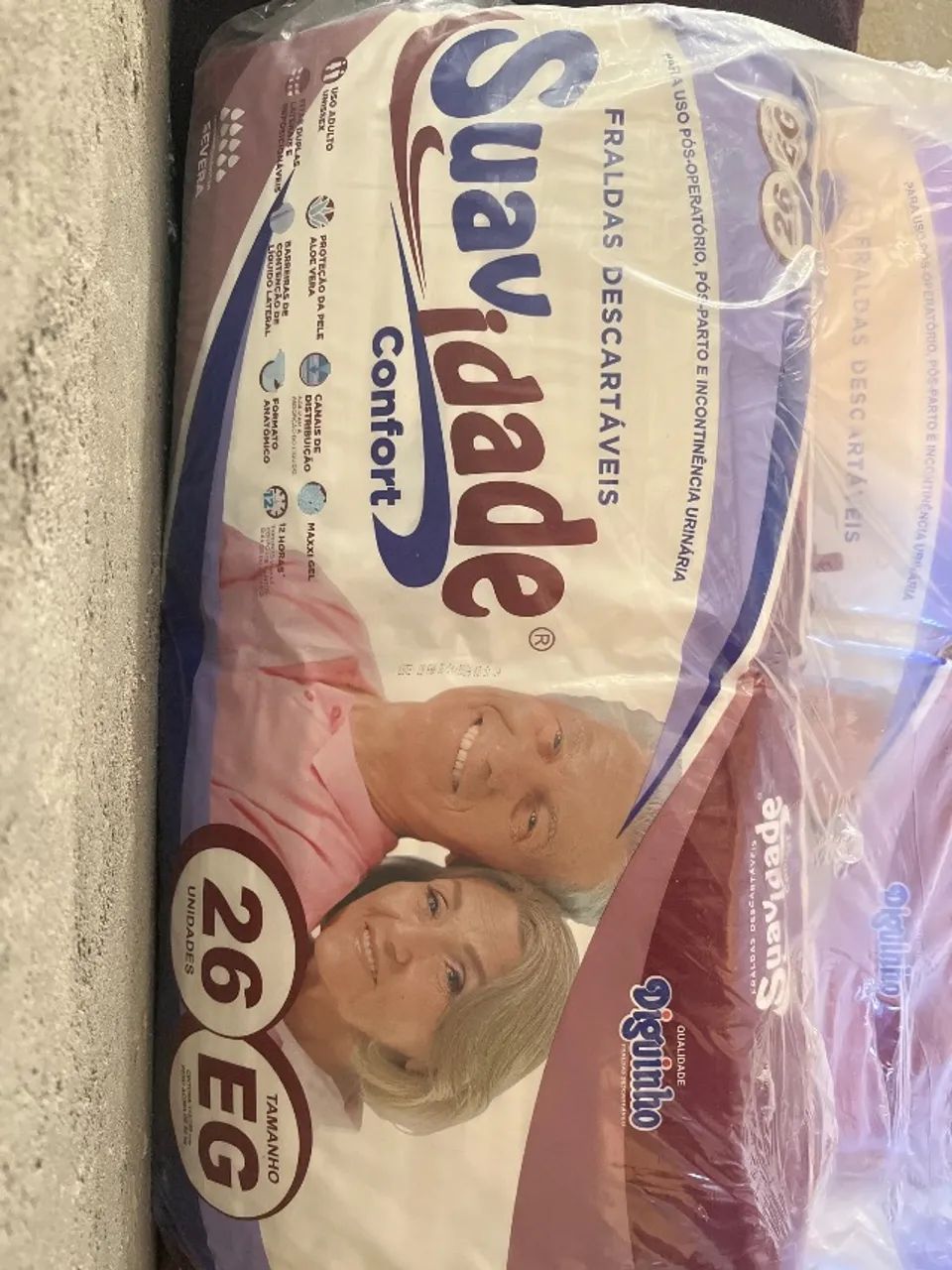 Fralda Geriátrica suavidade extra G com 26un