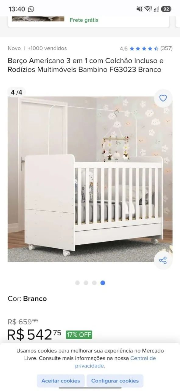 Berço cama
