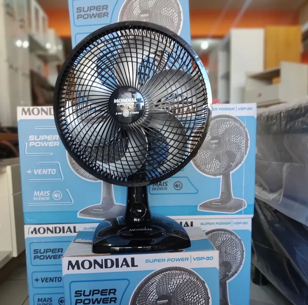 Ventilador Mondial 30 cm turbo Power lacrado  - Foto 3