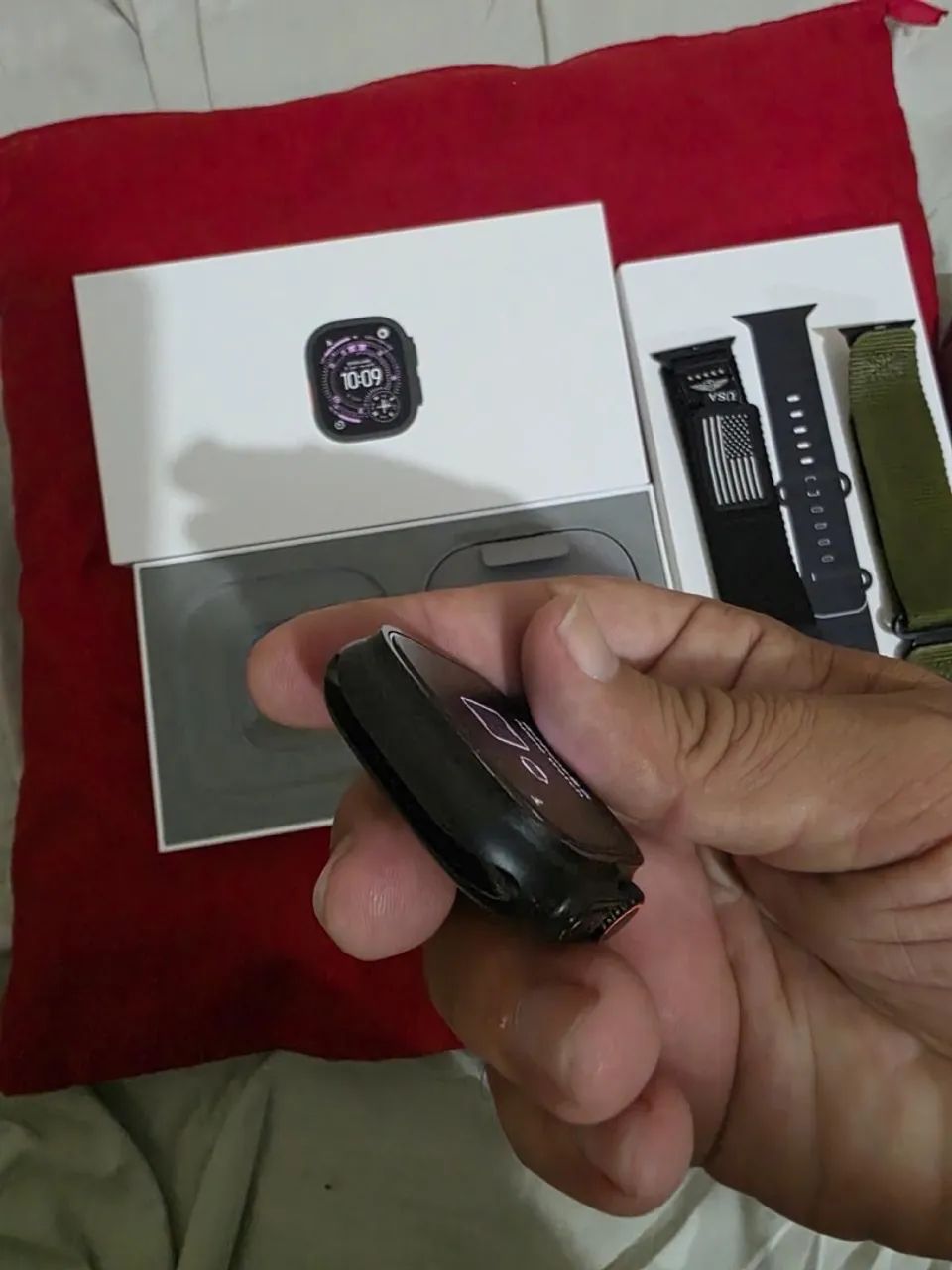 Apple Watch Ultra 3 49mm (GPS + celular ) novíssimo  - Foto 4