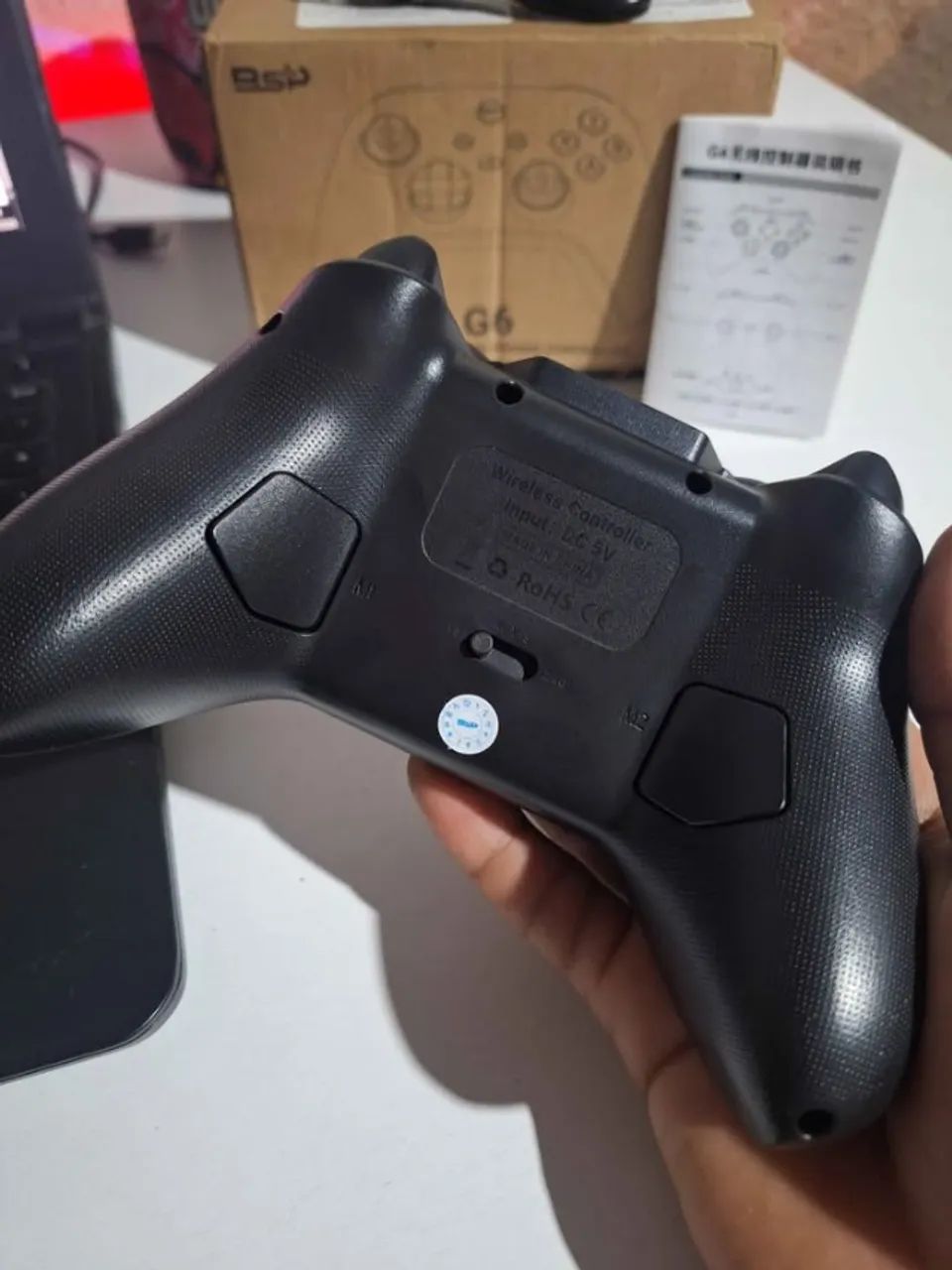 Controle Bluetooth sem fio BSP G6  compatível com Switch/PC/Android + Entrega  - Foto 2