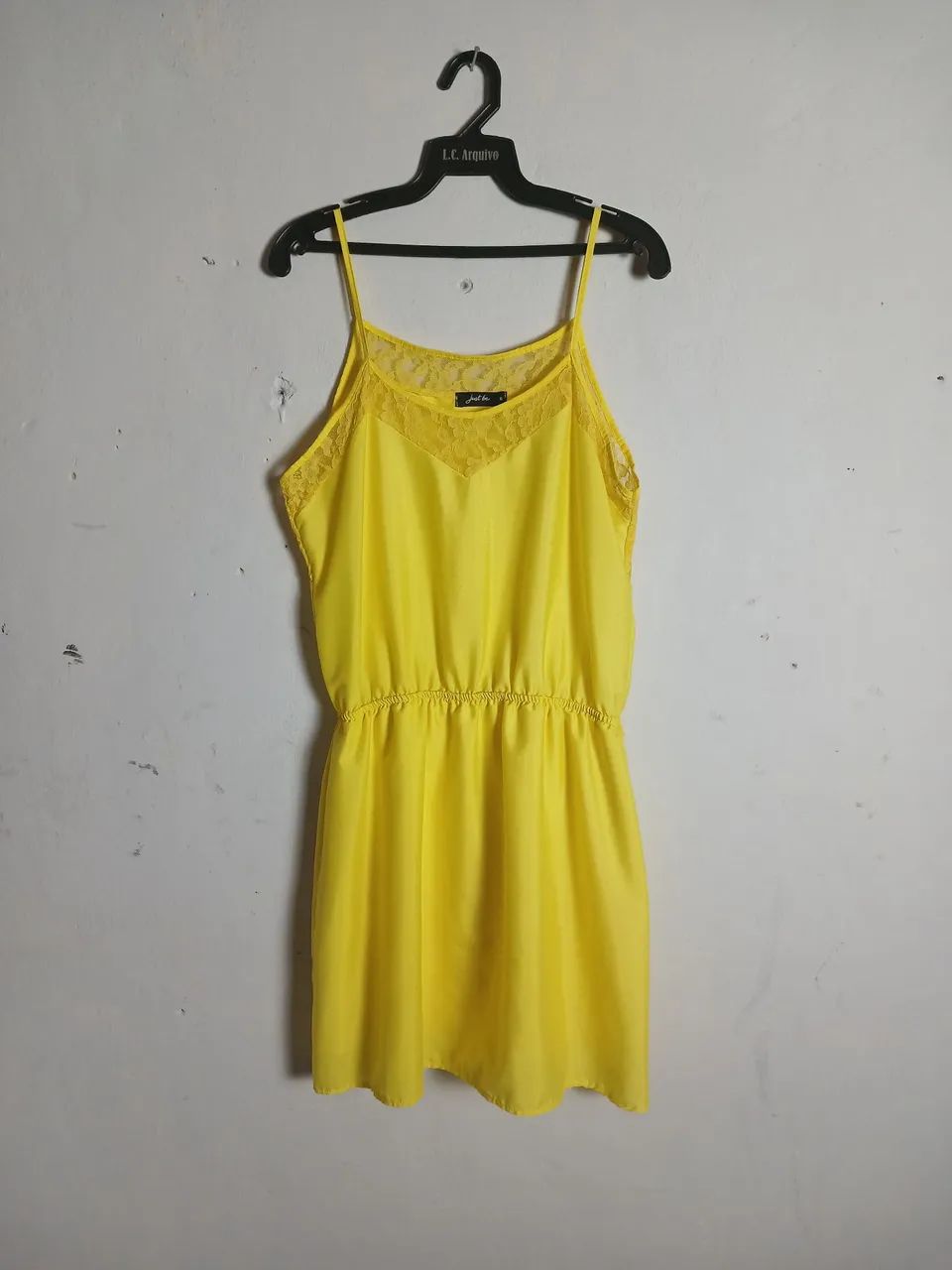 Vestido amarelo de alcinha just be  - Foto 5