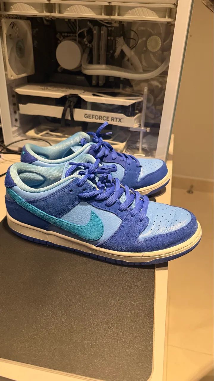 Tênis Nike Dunk Sb Azul - Foto 2