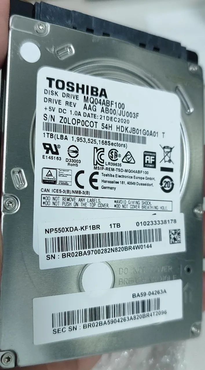 HD note 1Tera - 100% - Foto 2