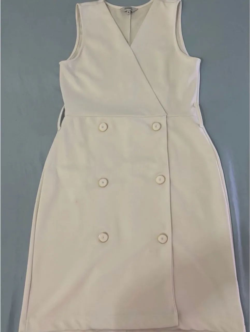 Vestido the basics off white. - Foto 3