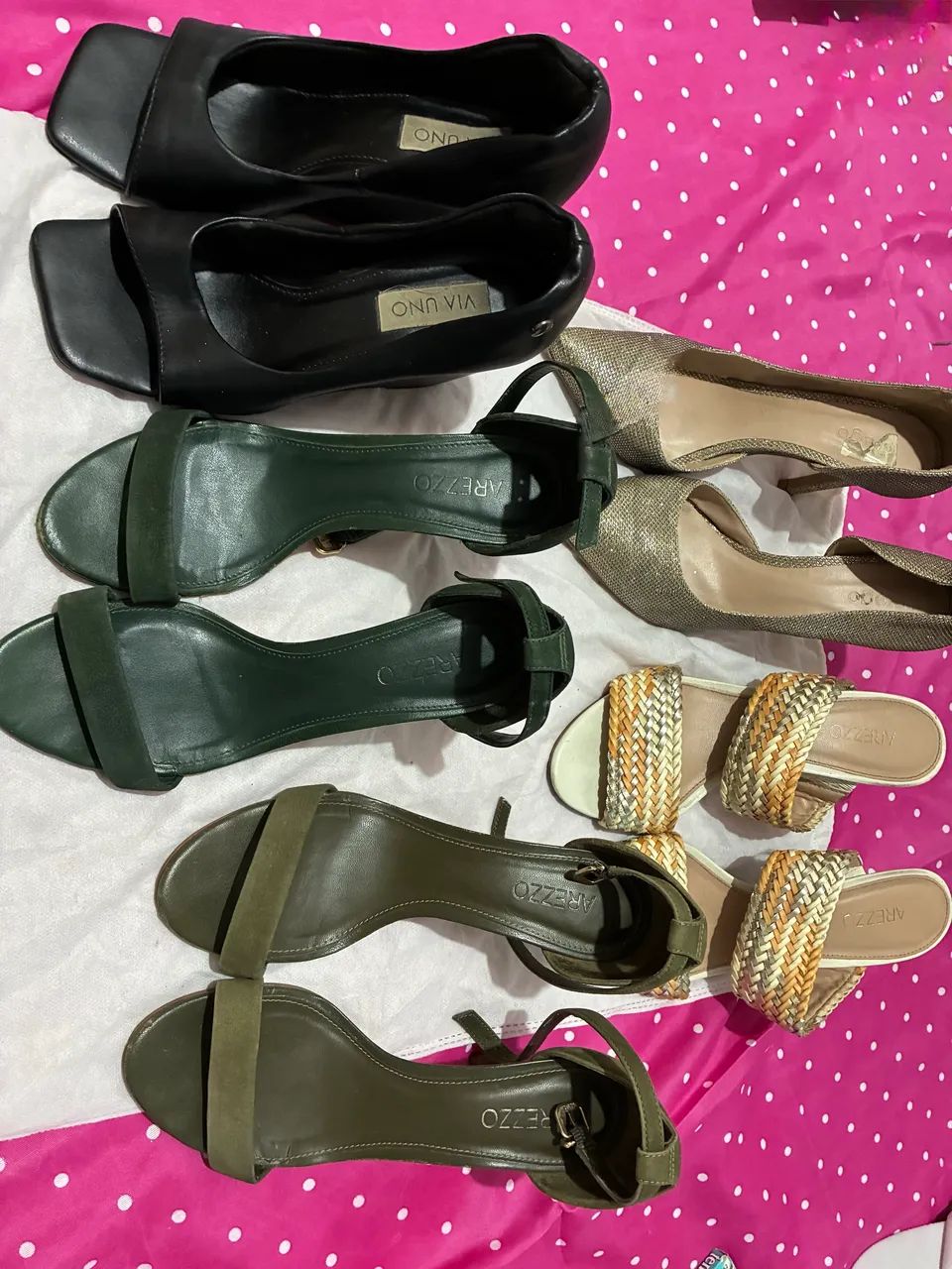 Lote de sapatos e sandálias  - Foto 3