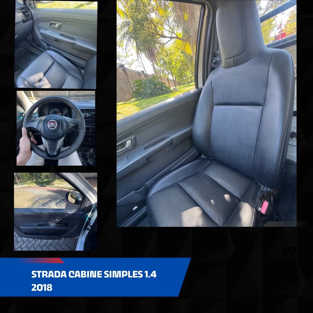 Fiat Strada Working Hard 1.4 Fire Flex 8V CS 2017 - Foto 4