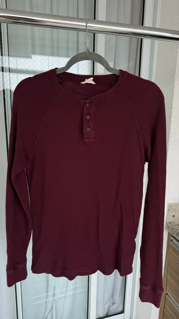 Camiseta henley thermal - Foto 3