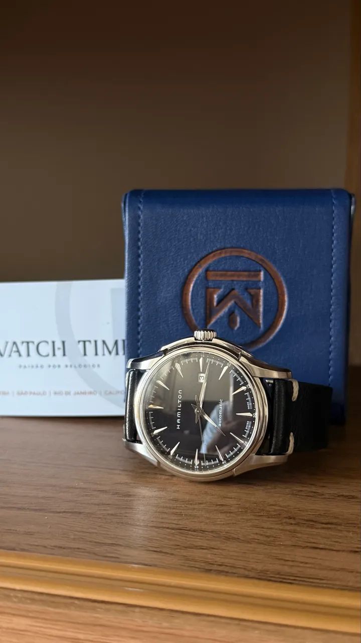 Hamilton jazzmaster automático (completo)