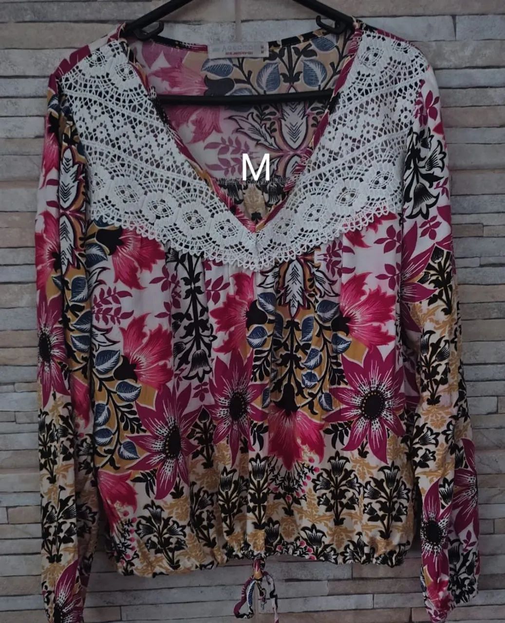 Blusa de Tecido Estampado