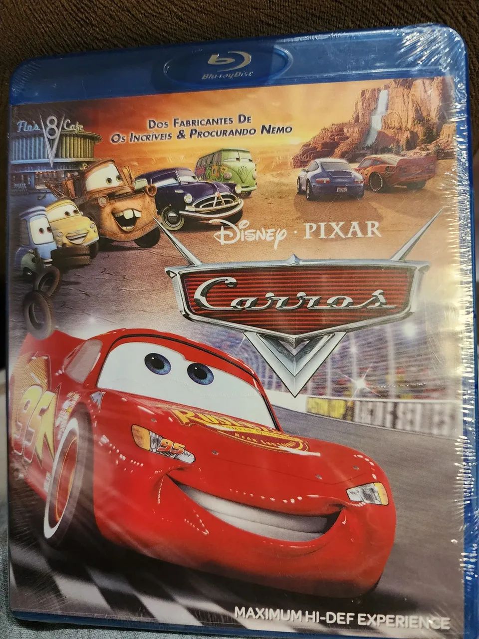 Carros Blu Ray Pixar Disney novo e lacrado 
