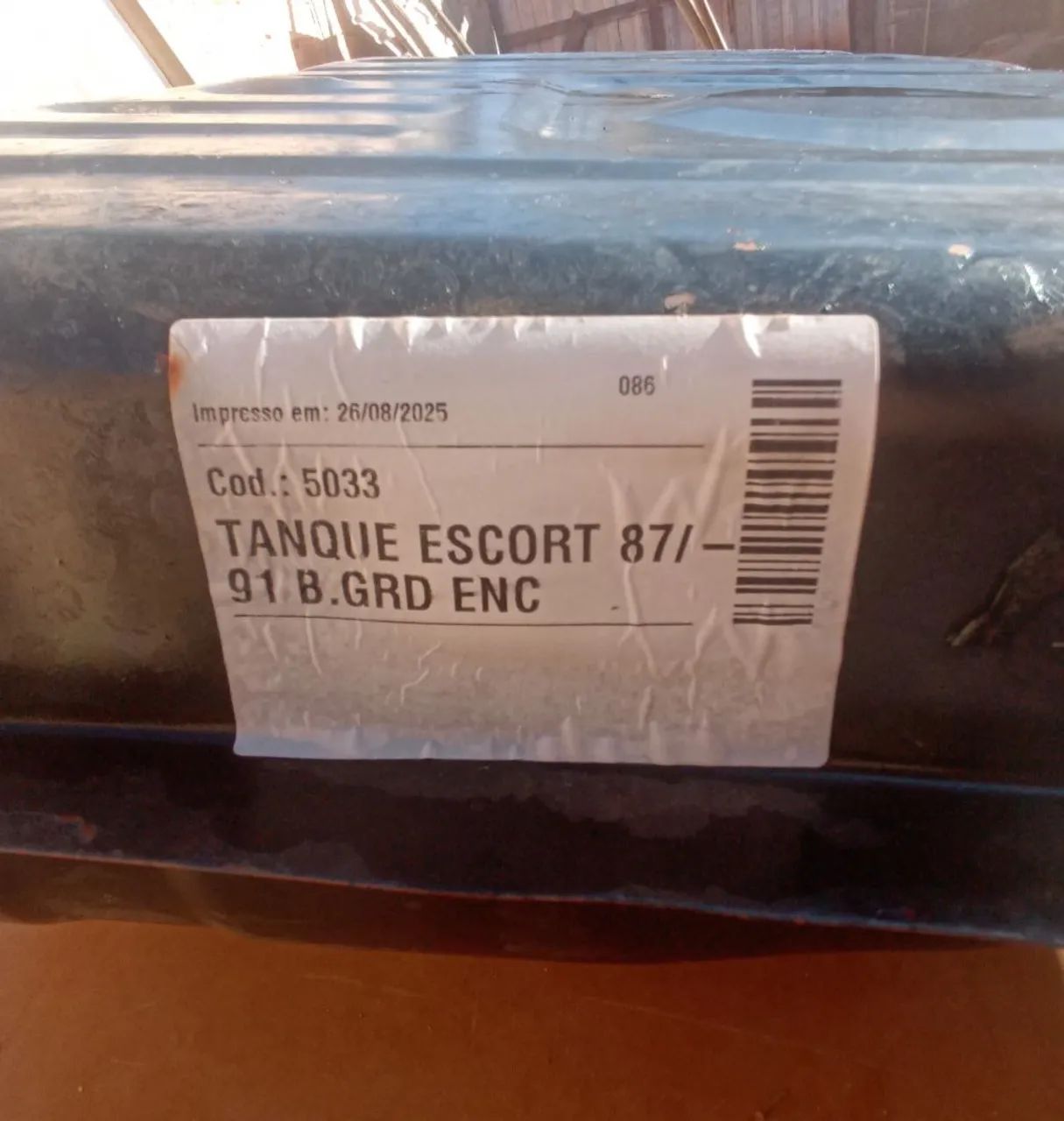Vendo tanque de gasolina do Escort 87 