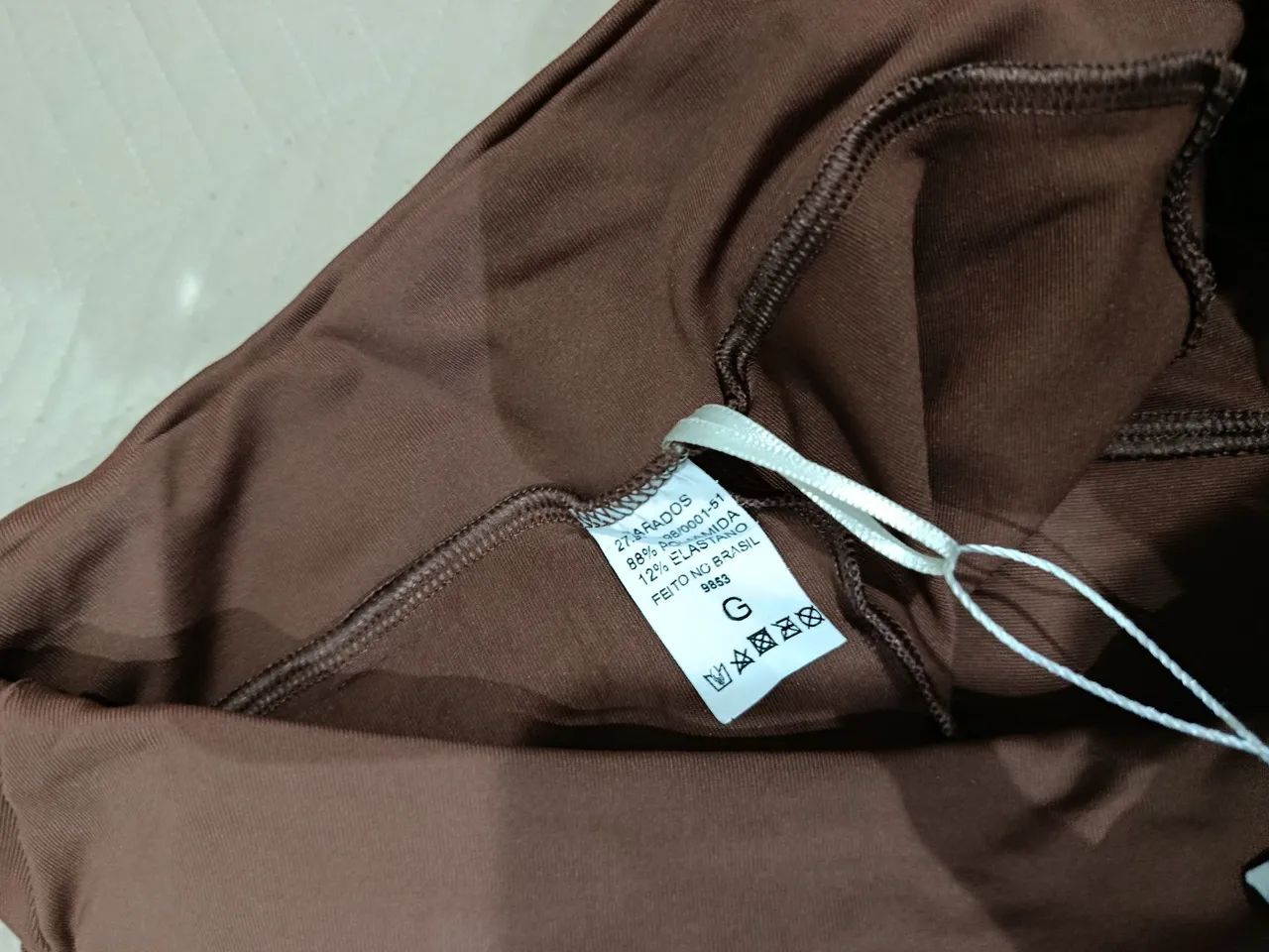 Calça legging Marca Sarados G Marrom,nova - Foto 3