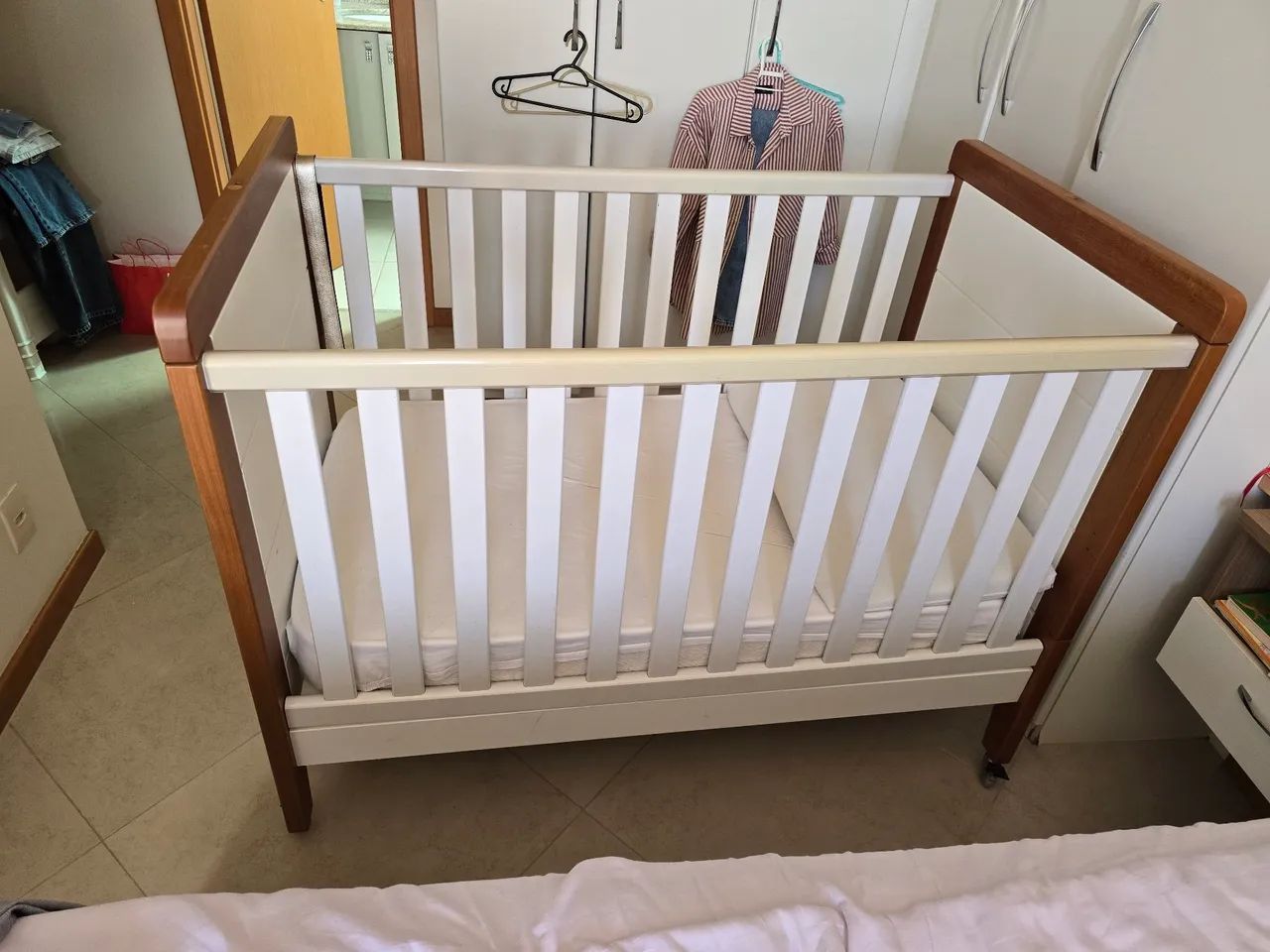 Berço Mini Cama Gran Vitória com colchão- Cia do Móvel - Foto 3
