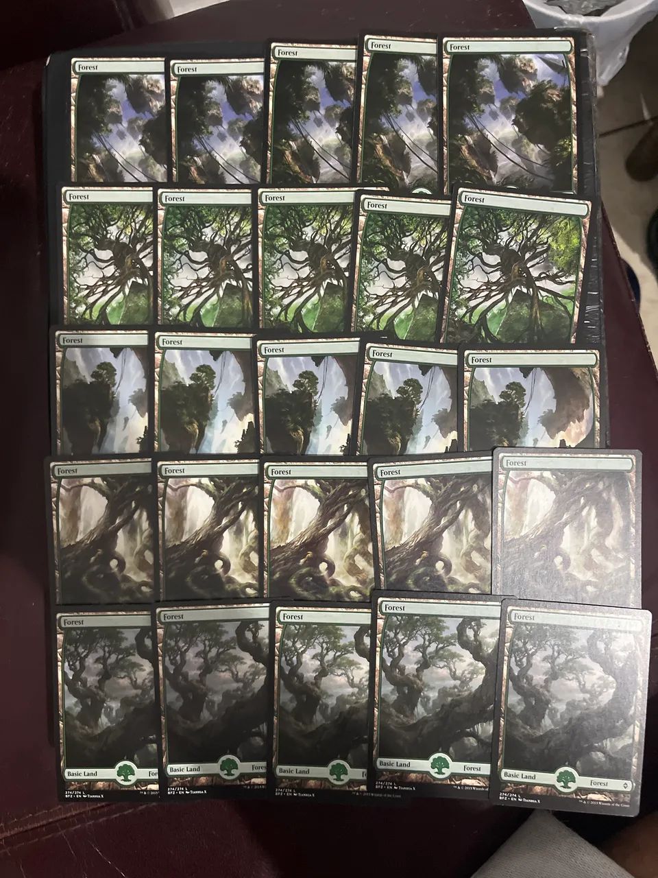 25 Floresta Terrenos Básicos Fullart 