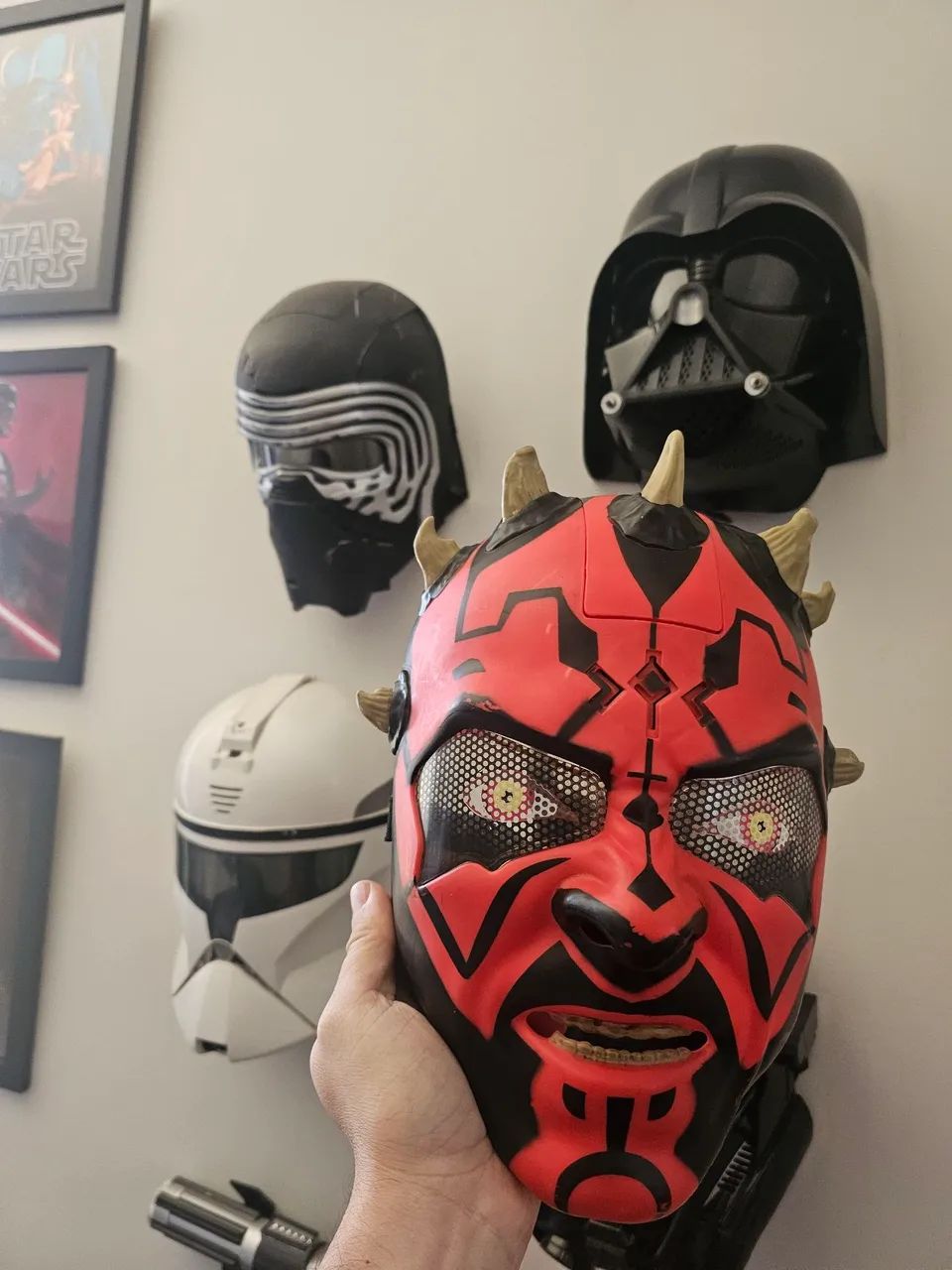Mascara eletrônica star wars darth Maul  - Foto 2