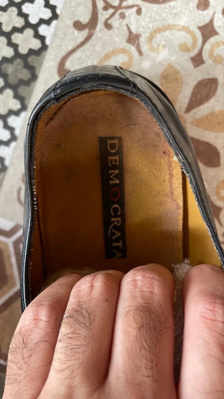 Sapato Democrata em couro legítimo 43 - Foto 5