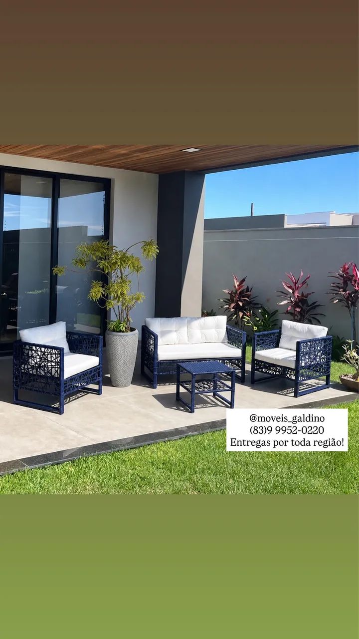 Conjunto de sofá para área externa  - Foto 2