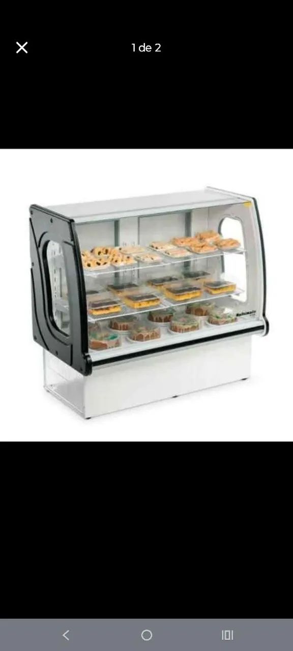 Vitrine Expositora Refrimate Neutra/Seca