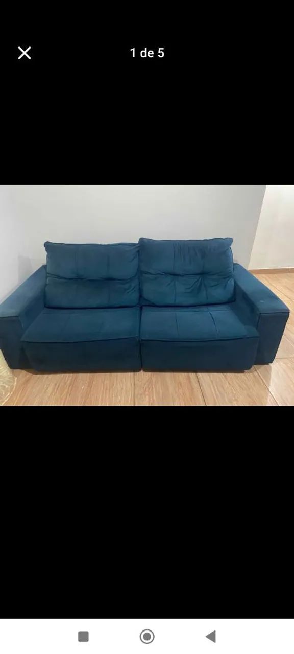 Sofa retrátil semi novo  2,50 de largura  - Foto 4