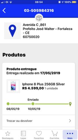 IPhone 8 PLUS 256GB Semi Novo NÃO TEM nenhum detalhe NEM poeira tem NF-e Garantia - Foto 6