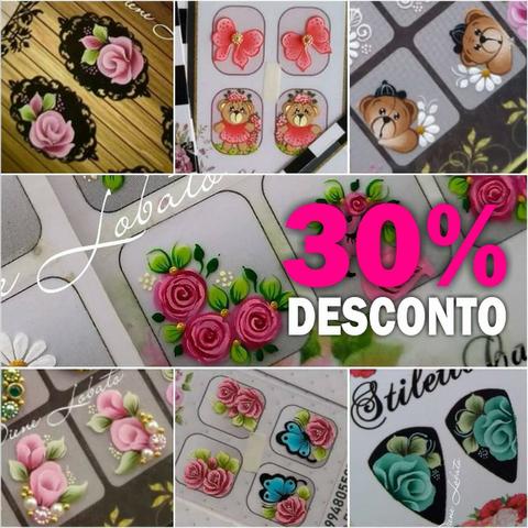 Aprenda a fazer Adesivos Artesanais para Unhas/curso online - Foto 5