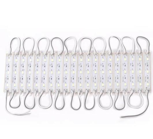 Modulo 5050 Smd 3 Led Verde 12V - Kit c/ 20 Pçs