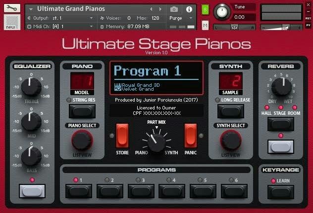 Piano+pads nord stage para kontakt