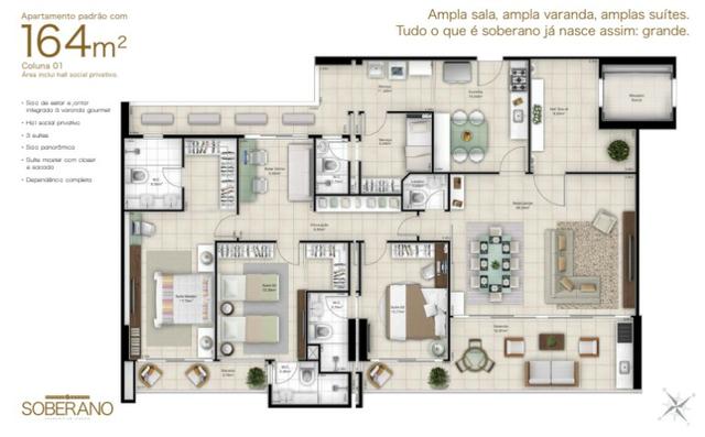 (JAM) oportunidade apartamento bairro de Fátima 164m² 3 suite 3 vagas