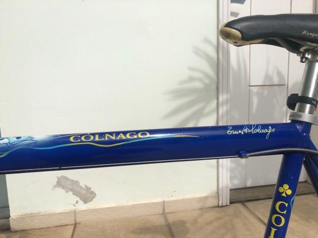 Bicicleta Colnago Titânio Antiga Tamanho 54 - Foto 5