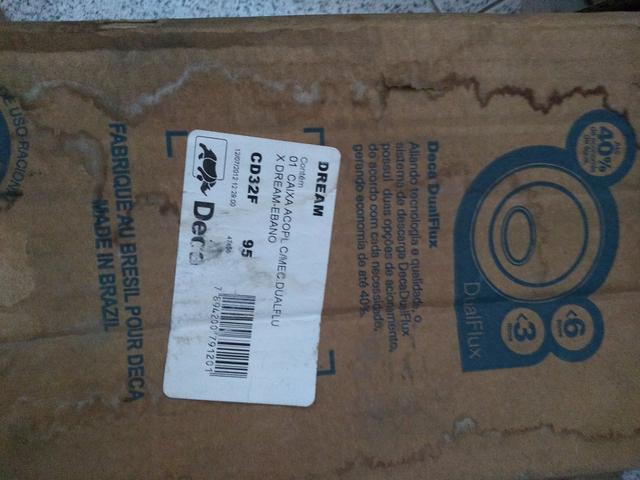 Caixa acoplada ébano Dream deca - Foto 4