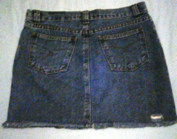 Oferta mini saia jeans destróier - Foto 2