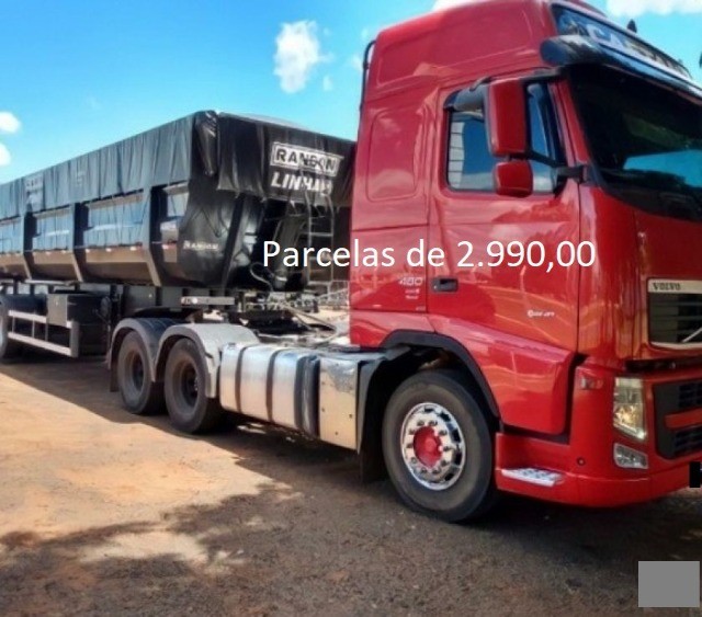 VOLVO FH 460 6X2 2015 NA CAÇAMBA RONDON ENTRADA MAIS PARCELAS COM CONTRATO DE SERVIÇO.