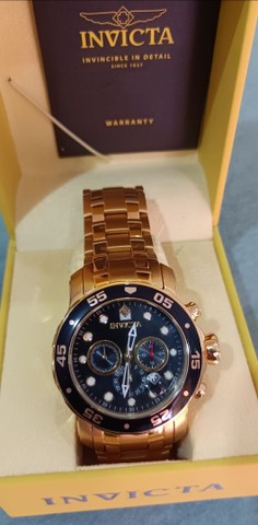 relogio invicta original ouro 18k preço