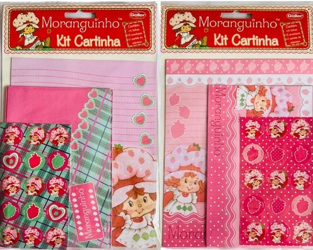 Papéis de Carta Antigo Moranguinho