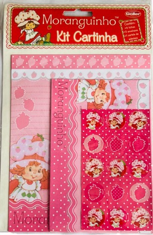 Papéis de Carta Antigo Moranguinho - Foto 3