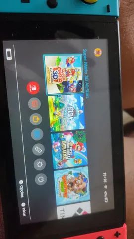 Jogos para Nintendo switch oled chip e cartão de 128gb já