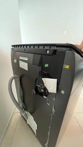 áquina de Lavar Brastemp 12Kg Cinza Platinum  - BWK12A9B 220V