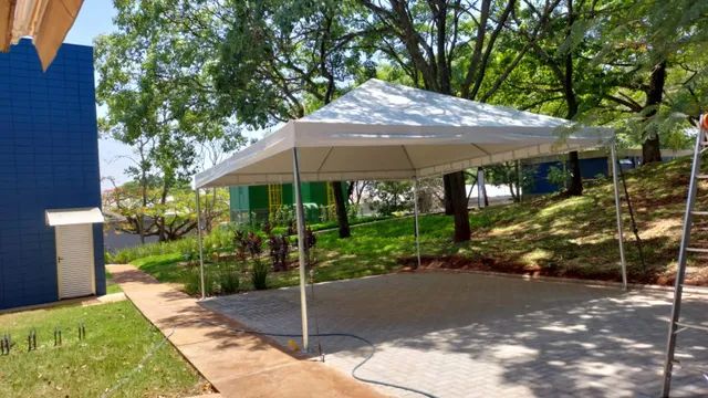 Tenda 5x5 Tubular Galvanizada a Fogo. - Foto 5