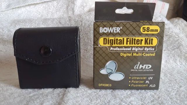 Filtro Lente 58mm Japan Lacrado Canon Nikon Sony 3 filtros Kit