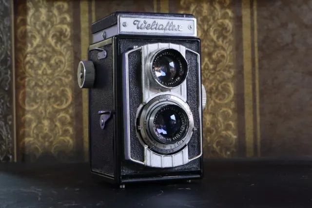 Câmera analógica TLR Weltaflex funcionando - Foto 3